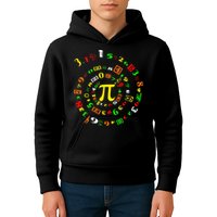 Funny Pi Day Spiral Pi Math For Pi Day 3 14 Kids Hoodie