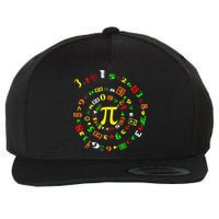 Funny Pi Day Spiral Pi Math For Pi Day 3 14 Wool Snapback Cap