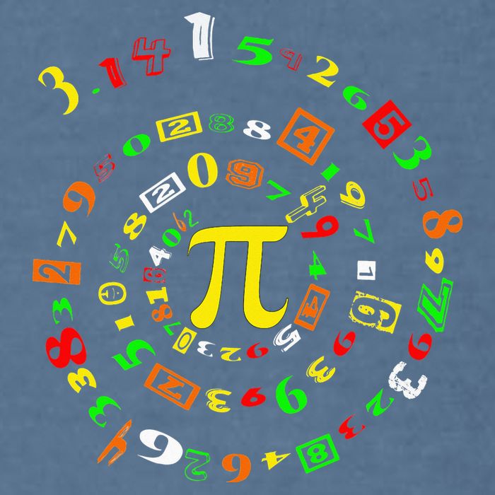 Funny Pi Day Spiral Pi Math For Pi Day 3 14 Garment-Dyed Sweatshirt