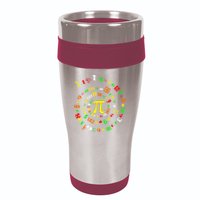 Funny Pi Day Spiral Pi Math For Pi Day 3 14 16oz Travel Tumbler