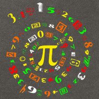 Funny Pi Day Spiral Pi Math For Pi Day 3 14 Cotton Canvas Backpack