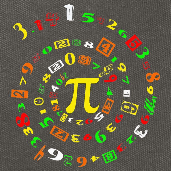 Funny Pi Day Spiral Pi Math For Pi Day 3 14 Cotton Canvas Backpack