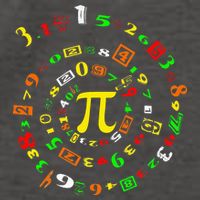 Funny Pi Day Spiral Pi Math For Pi Day 3 14 Vector Backpack