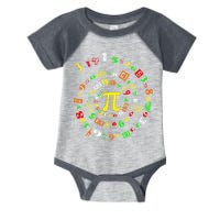 Funny Pi Day Spiral Pi Math For Pi Day 3 14 Infant Baby Jersey Bodysuit