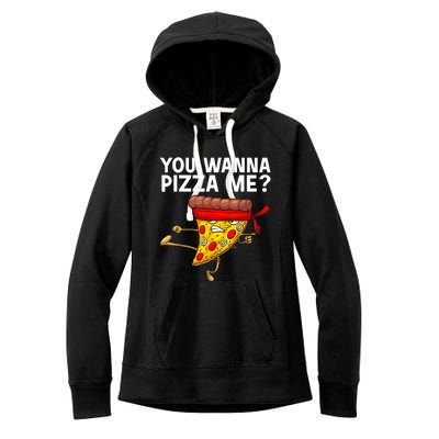 Funny Pizza Design For Italian Food Pizza Lover Women's Fleece Hoodie