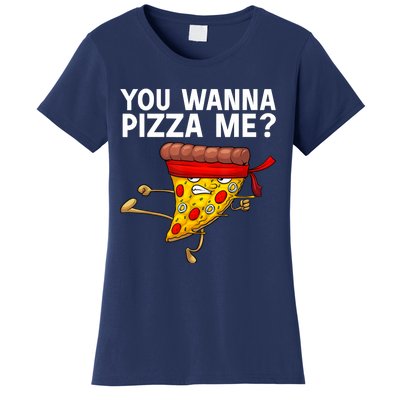 Funny Pizza Design For Italian Food Pizza Lover Women's T-Shirt