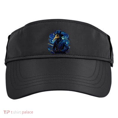Funny Plague Doctor Starry Night Van Gogh leeches medical Adult Drive Performance Visor