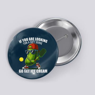 Funny Pickleball Design Funny Pickle Pickleball Lover Button