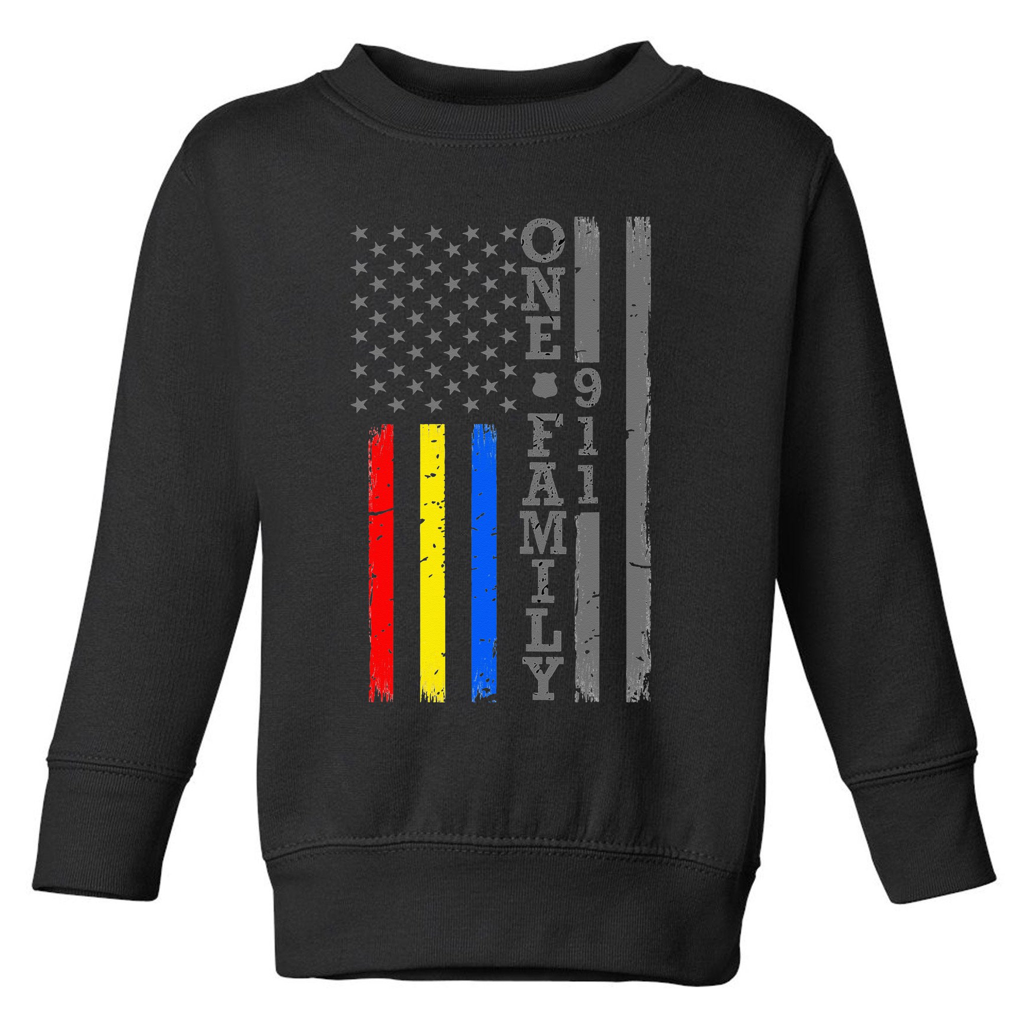Fire Police Dispatcher 911 Emergency Services Toddler Sweatshirt