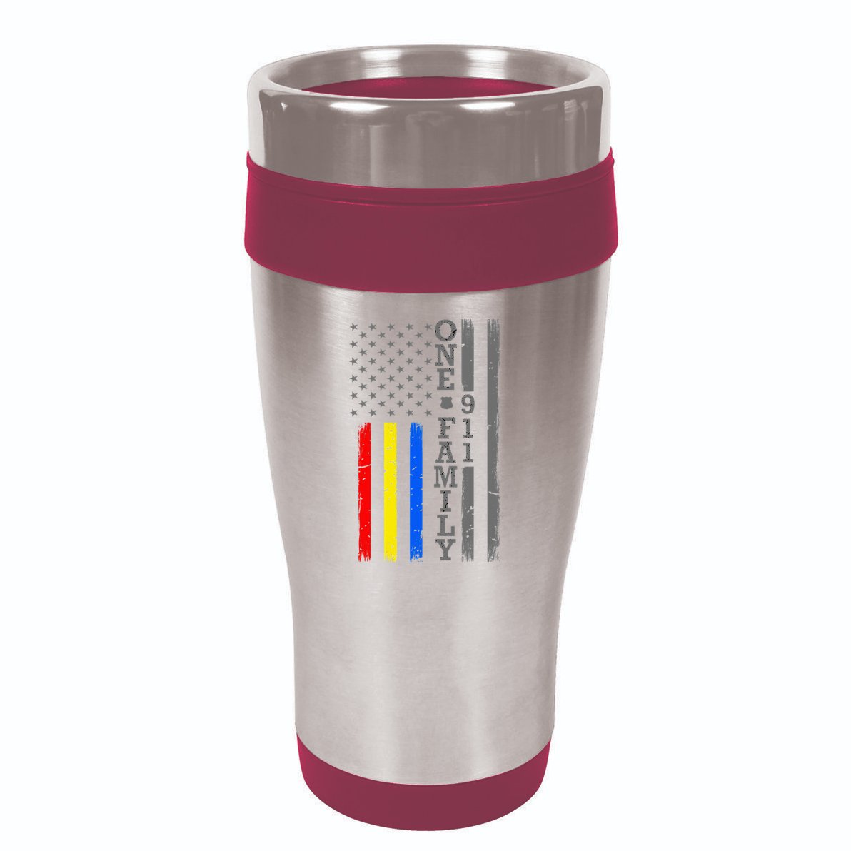 Fire Police Dispatcher 911 Emergency Services 16oz Travel Tumbler