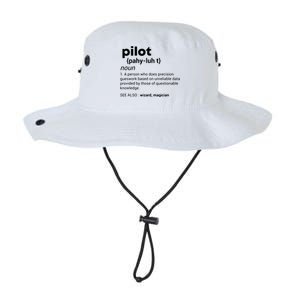 Funny Pilot Definition Design Airplane Jet Aviation Graphic Legacy Cool Fit Booney Bucket Hat