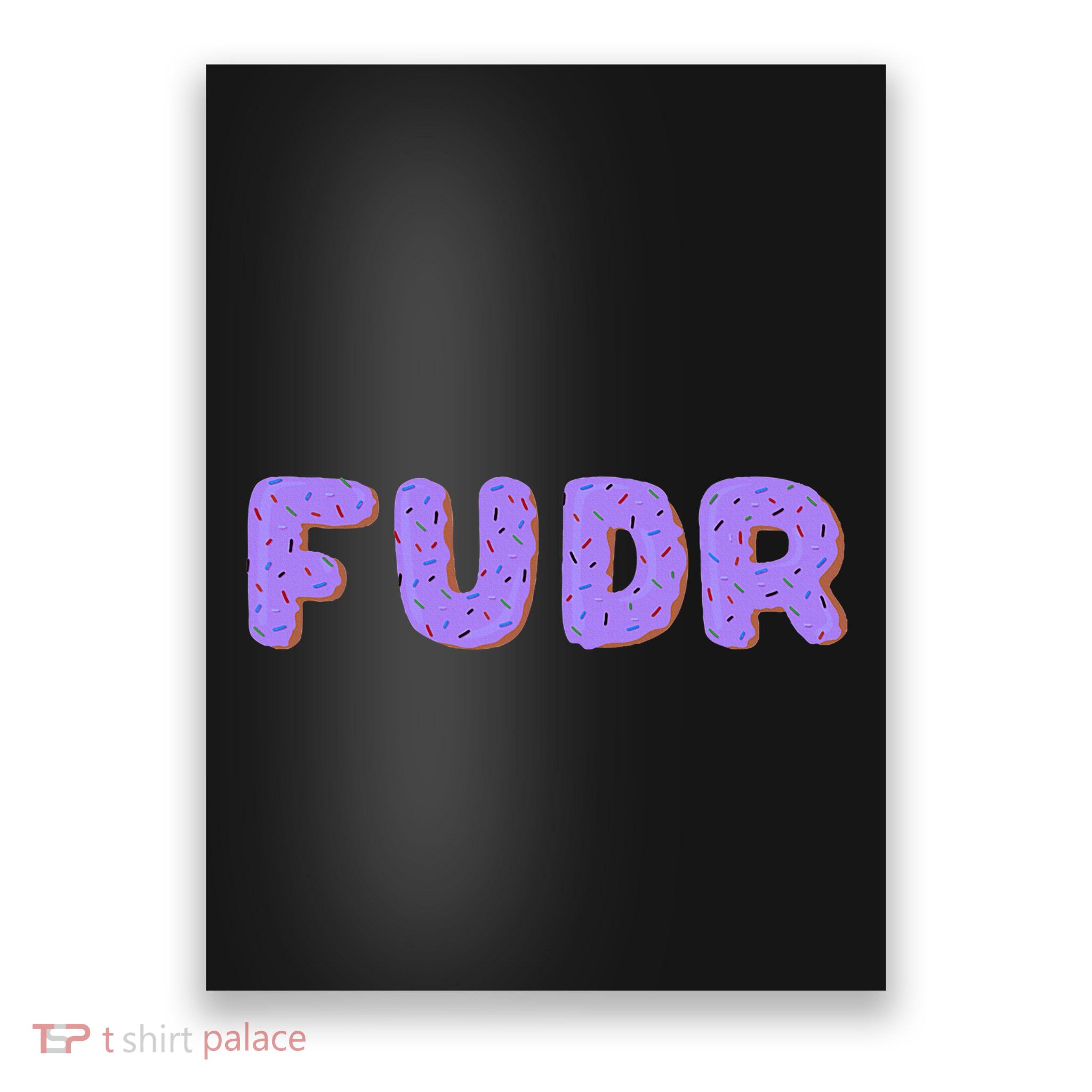 Fudr Purple Donuts Multi Color Poster