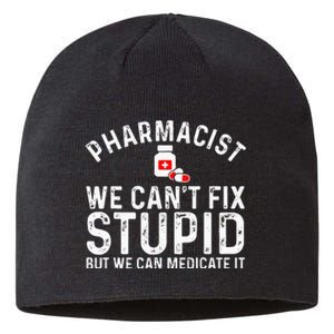 Funny Pharmacy Design For Pharmacist Wo Pharmacy Tech Sustainable Beanie