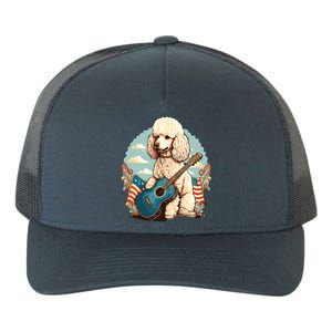 Funny Poodle Dog Miniature Poodle Toy Poodle Country Music Yupoong Adult 5-Panel Trucker Hat