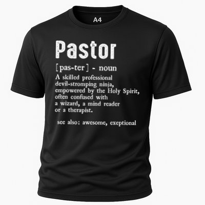 Funny Pastor Definition Gift Christian Preachers Performance Shirt