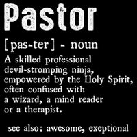 Funny Pastor Definition Gift Christian Preachers Zip Tote Bag