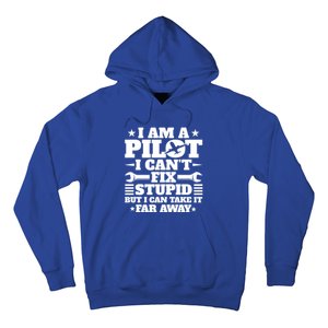 Funny Pilot Design Aviation Airplane Pilot And Gift Hoodie