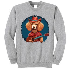 Funny Poodle Dog Miniature Poodle Toy Poodle Country Music Sweatshirt