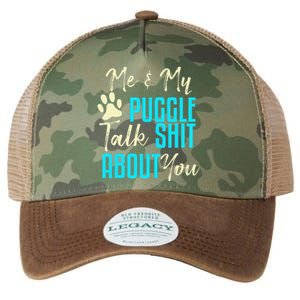 Funny Puggle Dog Pug Beagle Mom Dad Gift Idea Legacy Tie Dye Trucker Hat