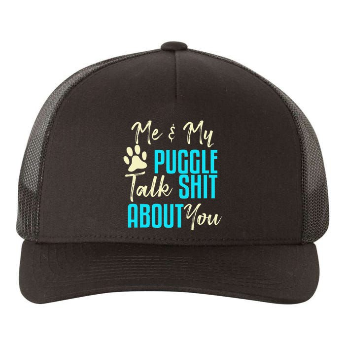 Funny Puggle Dog Pug Beagle Mom Dad Gift Idea Yupoong Adult 5-Panel Trucker Hat