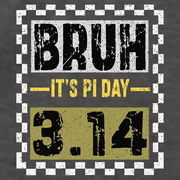 Funny Pi Day Saying Bruh Its Pi Day Math Teacher design Vector Backpack