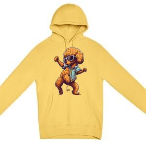 Funny Poodle Dog Miniature Poodle Toy Poodle Dance Dabbing Premium Pullover Hoodie