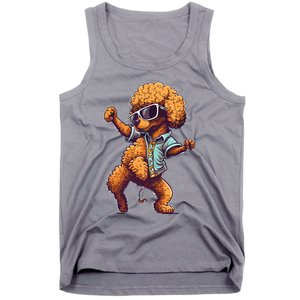 Funny Poodle Dog Miniature Poodle Toy Poodle Dance Dabbing Tank Top