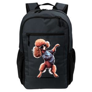 Funny Poodle Dog Miniature Poodle Toy Poodle Dance Dabbing Daily Commute Backpack