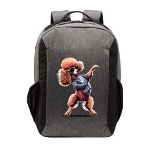 Funny Poodle Dog Miniature Poodle Toy Poodle Dance Dabbing Vector Backpack