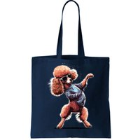 Funny Poodle Dog Miniature Poodle Toy Poodle Dance Dabbing Tote Bag