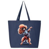 Funny Poodle Dog Miniature Poodle Toy Poodle Dance Dabbing 25L Jumbo Tote