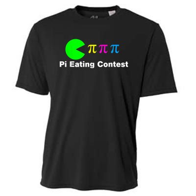 Funny Pi Day Math Science Pi Eating Contest Mix Cooling Performance Crew T-Shirt