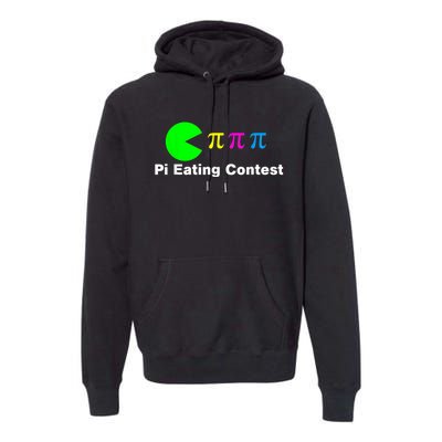 Funny Pi Day Math Science Pi Eating Contest Mix Premium Hoodie