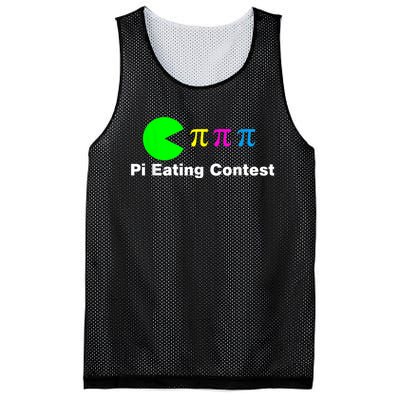 Funny Pi Day Math Science Pi Eating Contest Mix Mesh Reversible Basketball Jersey Tank