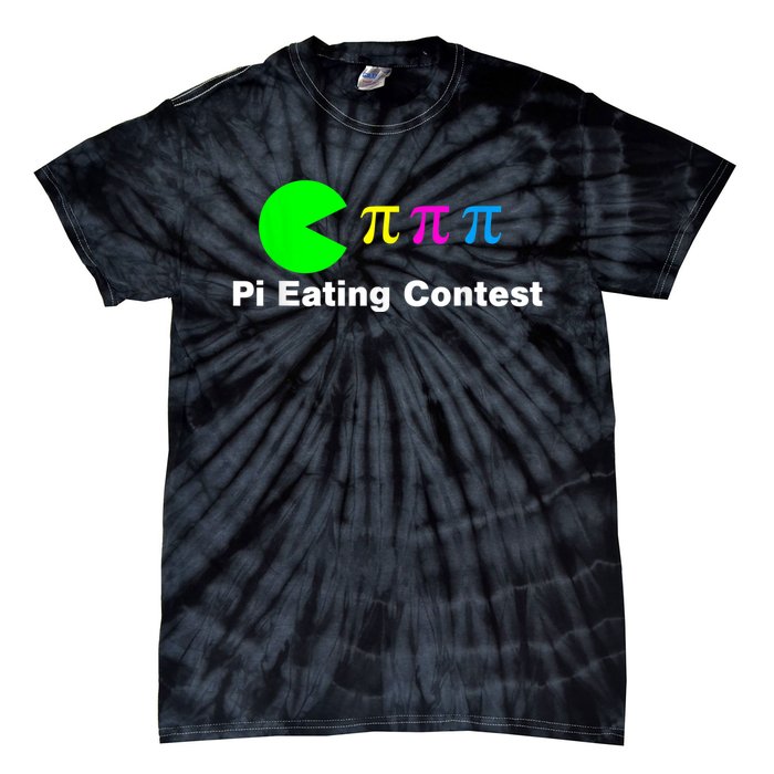 Funny Pi Day Math Science Pi Eating Contest Mix Tie-Dye T-Shirt