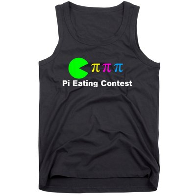 Funny Pi Day Math Science Pi Eating Contest Mix Tank Top