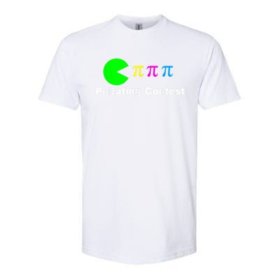 Funny Pi Day Math Science Pi Eating Contest Mix Softstyle® CVC T-Shirt