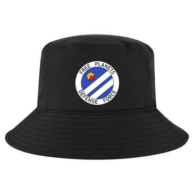 Free Planets Defense Force Insignia Corner Print Cool Comfort Performance Bucket Hat