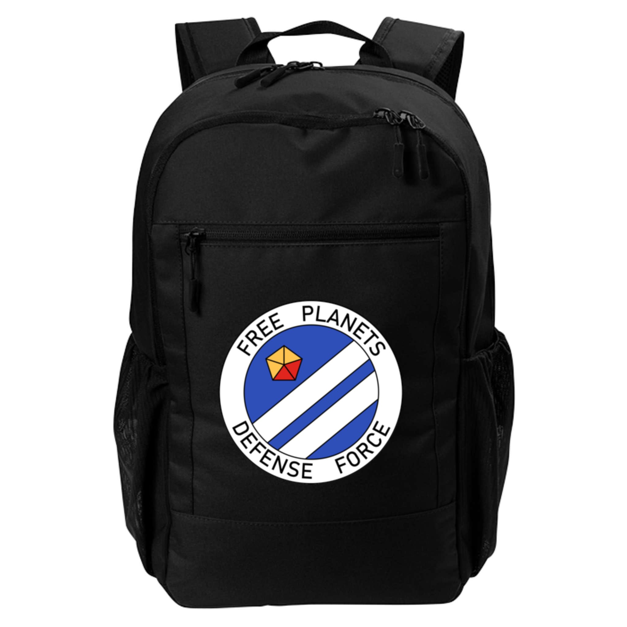 Free Planets Defense Force Insignia Corner Print Backpack