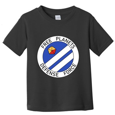 Free Planets Defense Force Insignia Corner Print Toddler T-Shirt