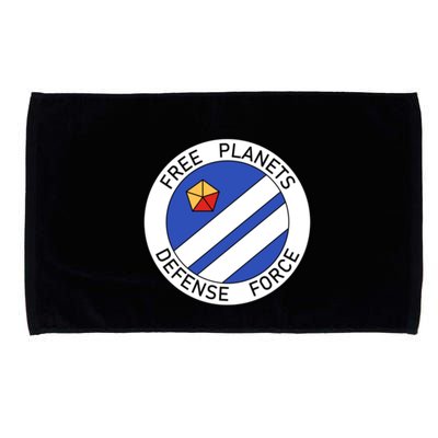 Free Planets Defense Force Insignia Corner Print Microfiber Hand Towel
