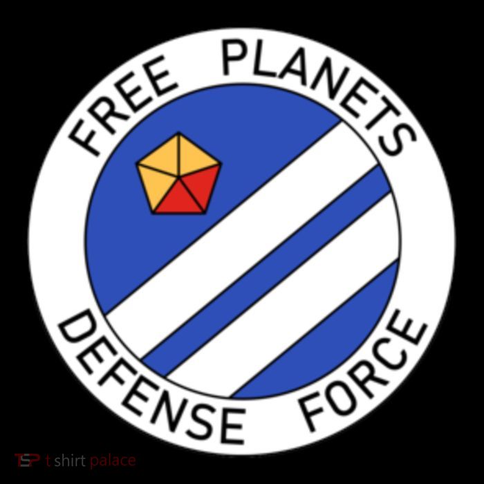 Free Planets Defense Force Insignia Corner Print Visor
