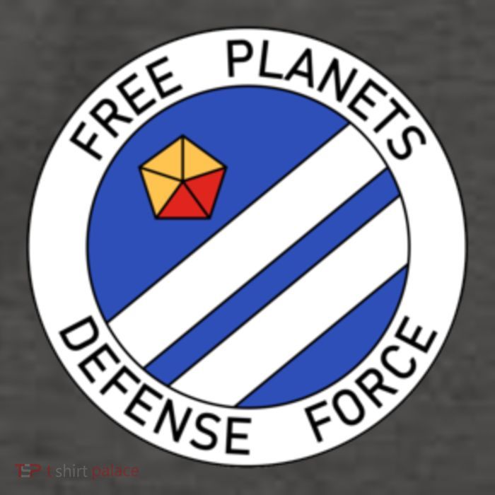 Free Planets Defense Force Insignia Corner Print Vector Backpack