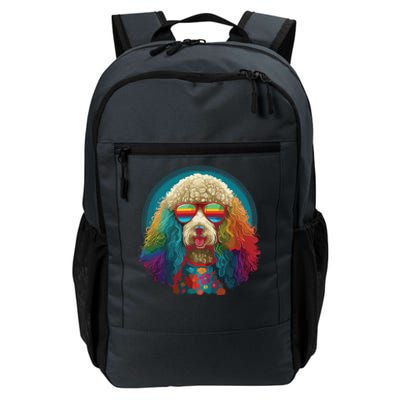 Funny Poodle Dog Miniature Poodle Toy Poodle Hippie Daily Commute Backpack