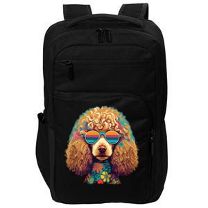 Funny Poodle Dog Miniature Poodle Toy Poodle Hippie Impact Tech Backpack