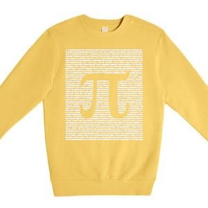 Funny Pi Day Number 3 14 March 14 Math Geek Nerd Cute Gift Premium Crewneck Sweatshirt