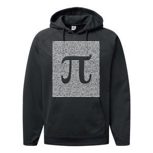 Funny Pi Day Number 3 14 March 14 Math Geek Nerd Cute Gift Performance Fleece Hoodie