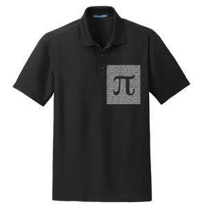 Funny Pi Day Number 3 14 March 14 Math Geek Nerd Cute Gift Dry Zone Grid Polo