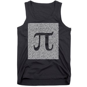 Funny Pi Day Number 3 14 March 14 Math Geek Nerd Cute Gift Tank Top