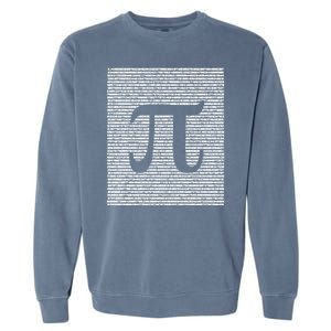 Funny Pi Day Number 3 14 March 14 Math Geek Nerd Cute Gift Garment-Dyed Sweatshirt